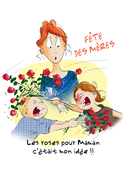 Maman, reine des roses en folie